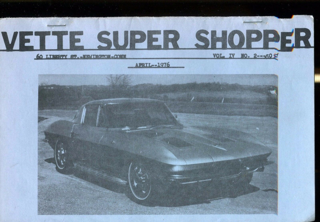 Vette Super Shopper Corvette April 1976 EX 030117nonjhe