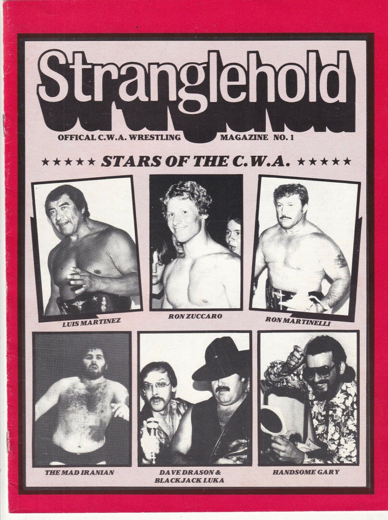 Stranglehold Mag Luis Martinez Ron Zuccaro No.1 Issue 1970s 081319nonr