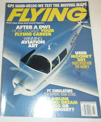Flying Magazine Used Mooney 201 & Dream Job March 1995 080814R