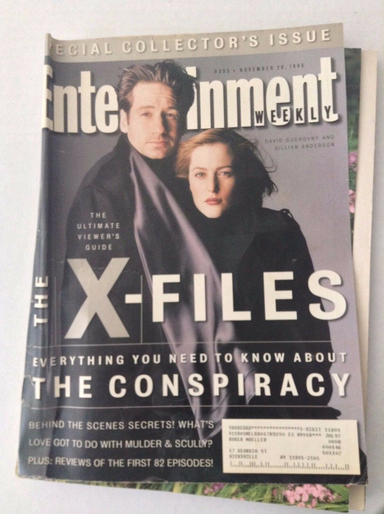 Entertainment Weekly Magazine David Duchovny November 29, 1996 031917NONRH