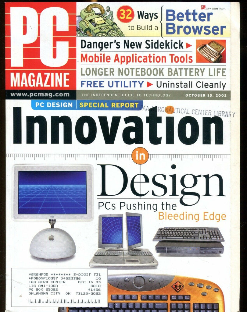 PC Magazine October 15 2002 Innovation FAA EX w/ML 022417nonjhe