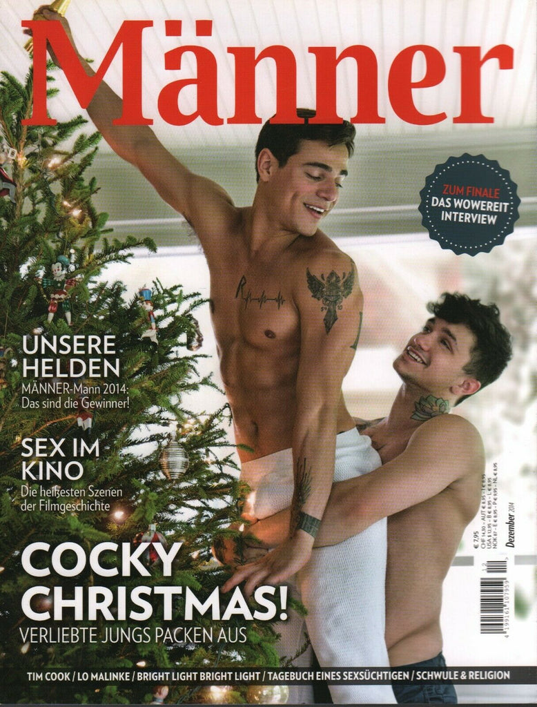 Manner German Gay Interest Magazine December 2014 Tim Cook Lo Malinke  030420AME