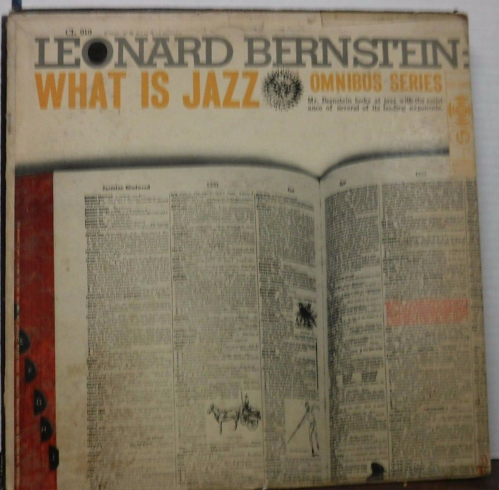 Leonard Bernstein: What is Jazz 33RPM CL919 010217LLE