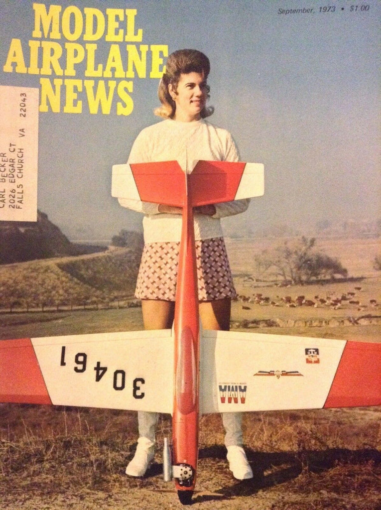 Model Airplane News Magazine CO2 Powered REP Model September 1973 010319nonrh