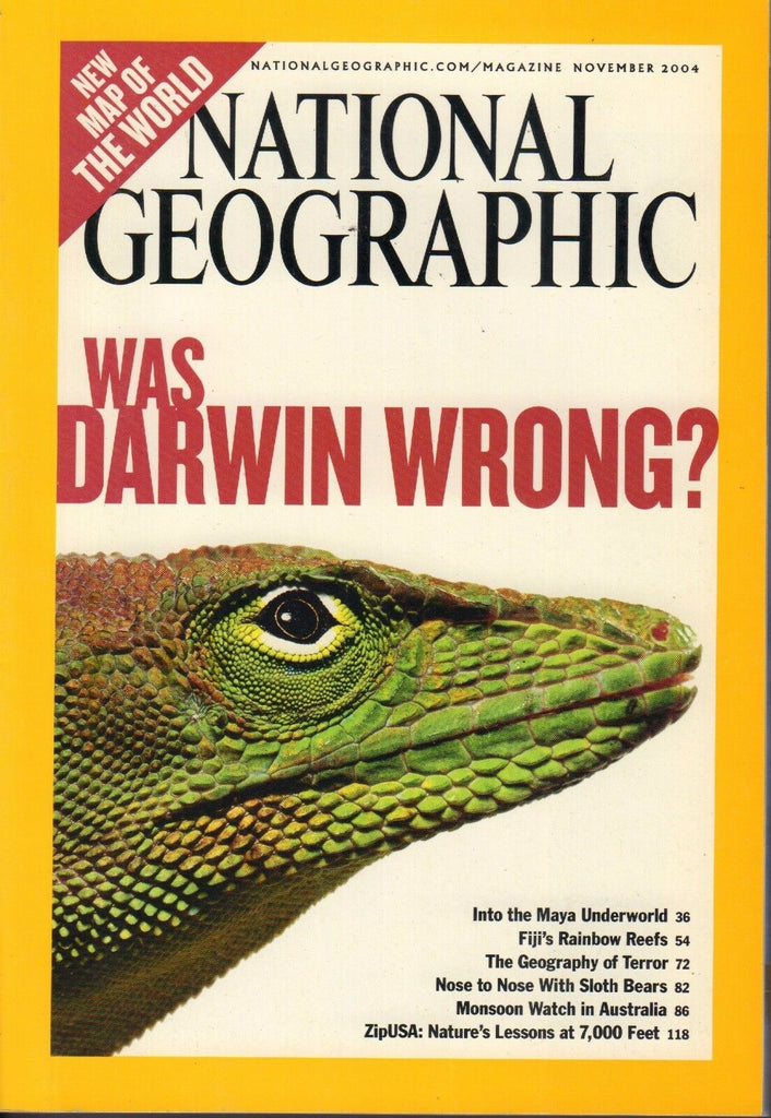 National Geographic MagazineNovember 2004 Was Darwin Wrong? 091317nonjhe