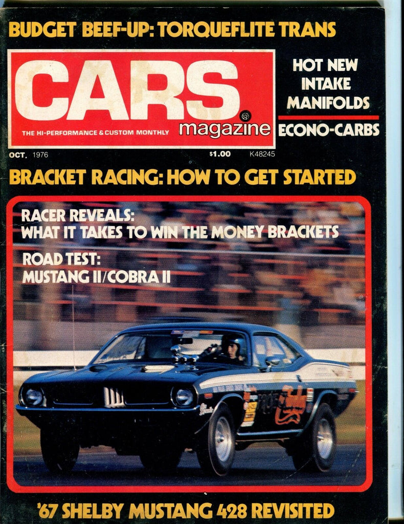 Cars Magazine October 1976 Shelby Mustang EX No ML 051817nonjhe2