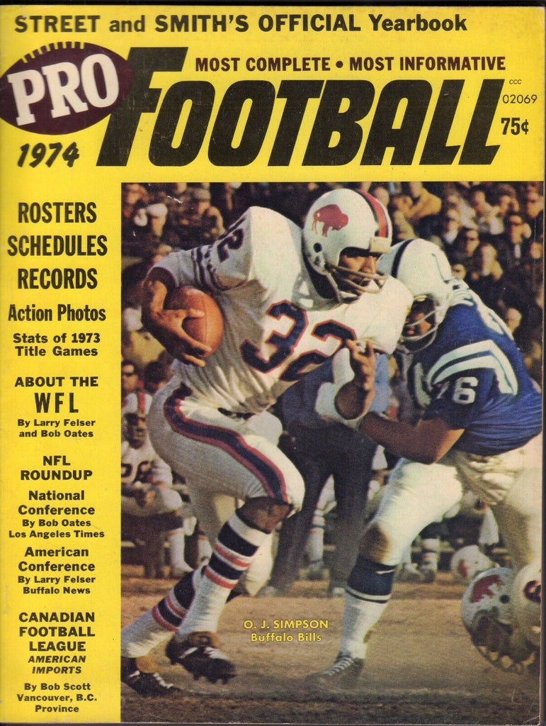 Pro Football 1974 magazine O.J. Simpson 042018DBE