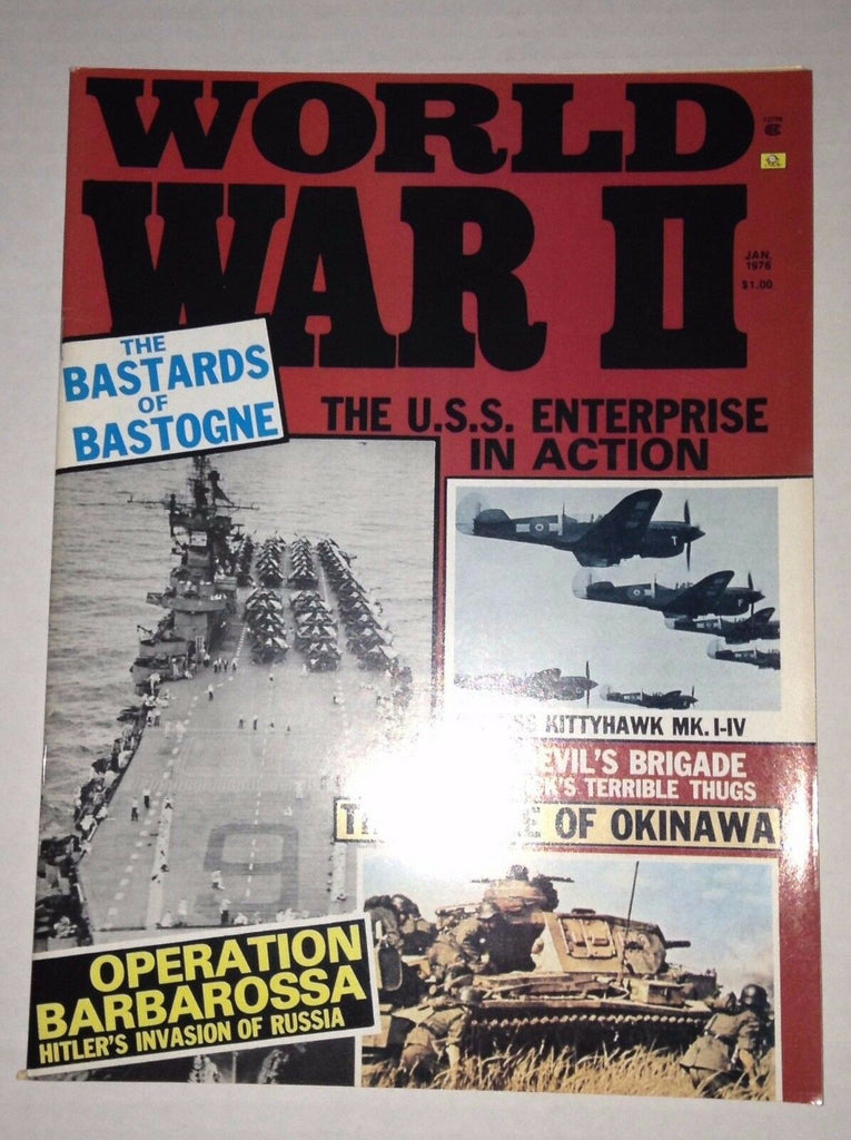 World War II Magazine Curtiss Kittyhawk MK. I-IV January 1976 010217RH