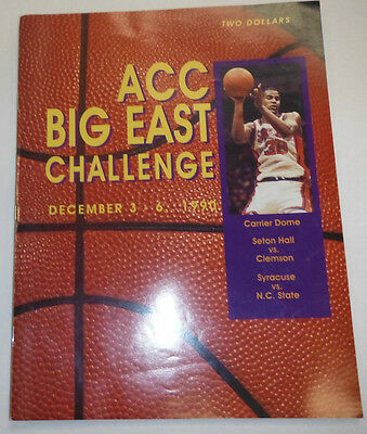 ACC Big East Challenge Magazine Carrier Dome December 1990 090314R2