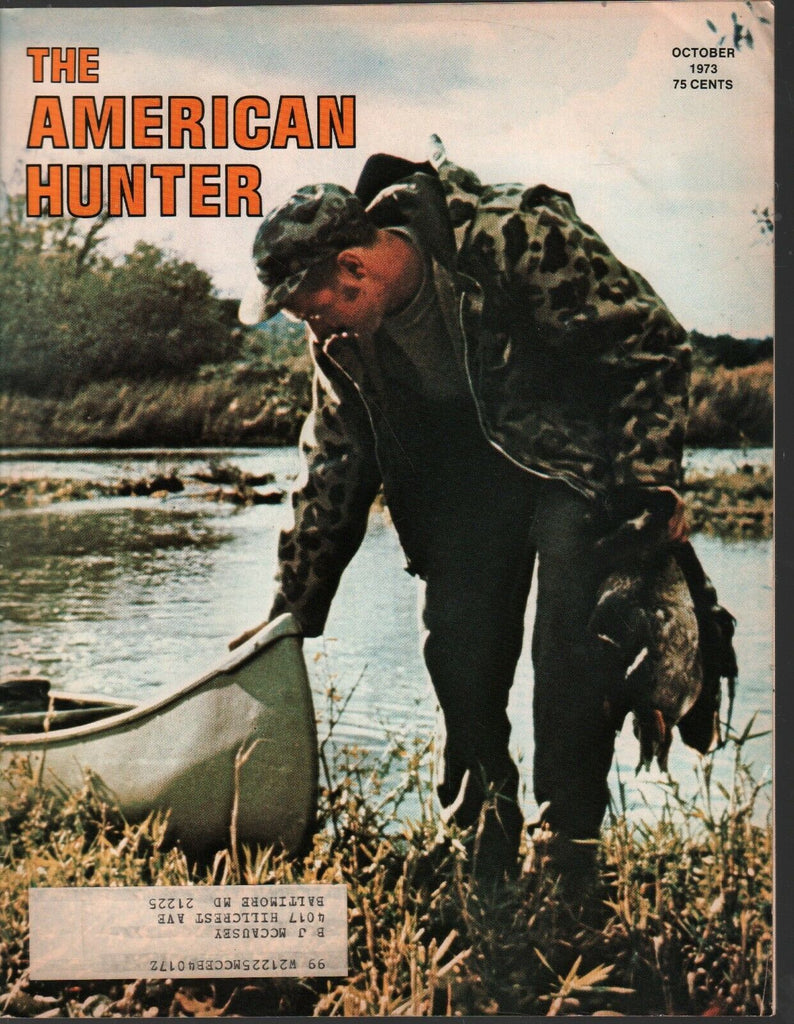 The American Hunter First Issue October 1973 NRA Merrill W Wright 082520AME