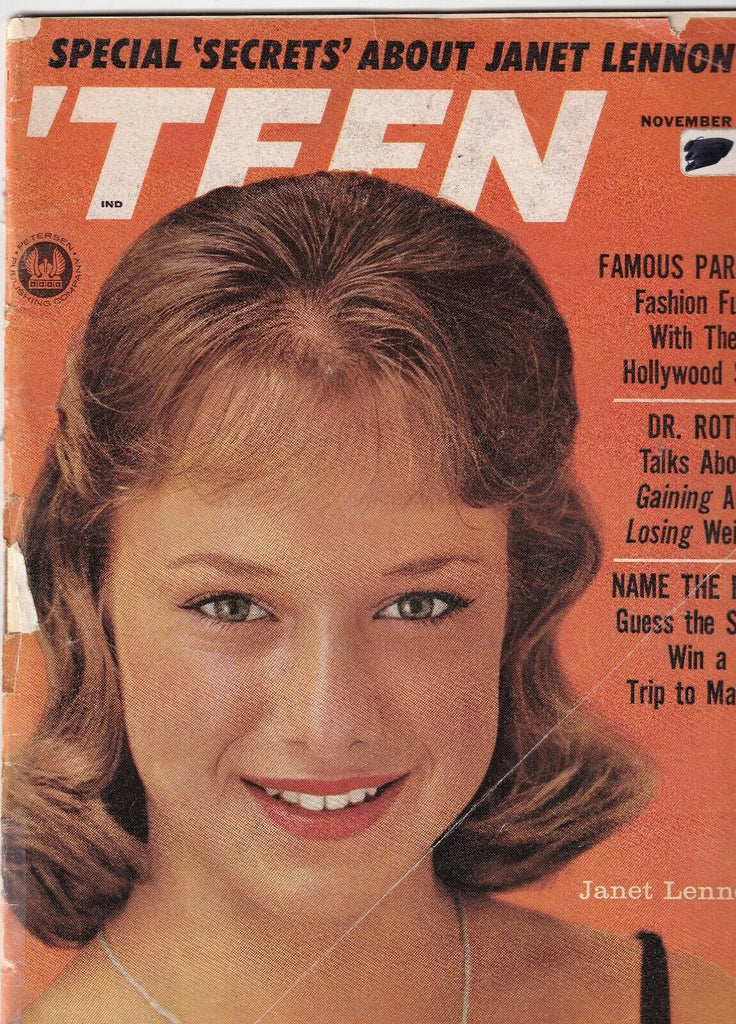 'Teen Magazine Famous Parents, Janet Lennon November 1961 070819nonr