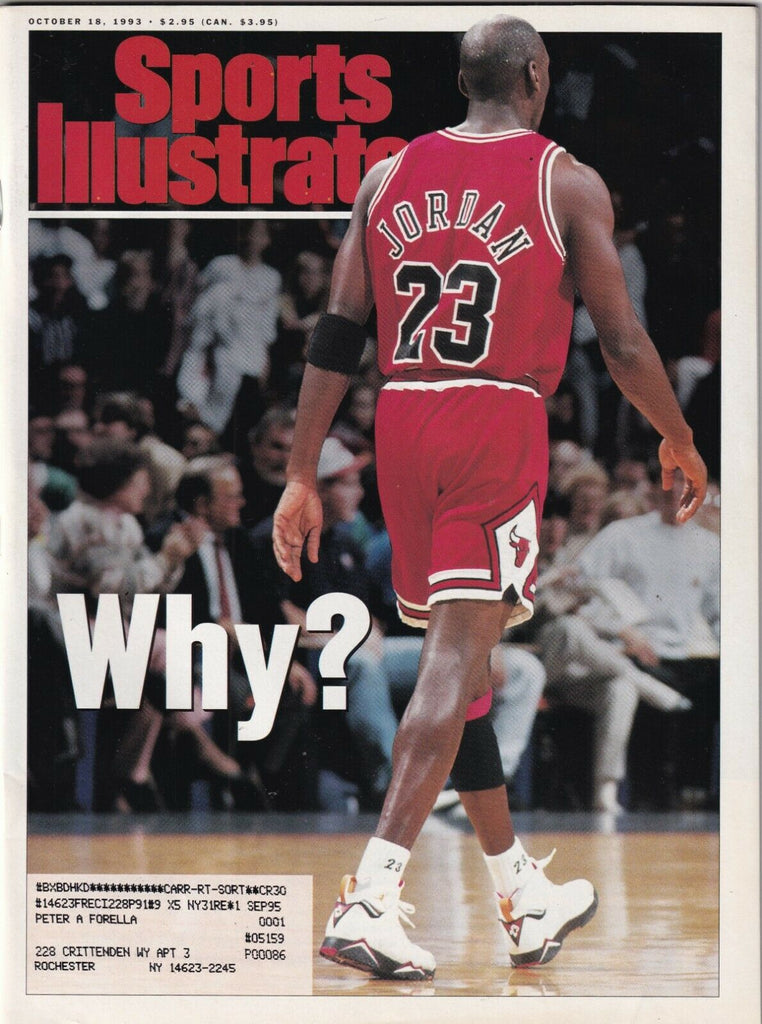 Sports Illustrated Michael Jordan October 18, 1993 091719nonr