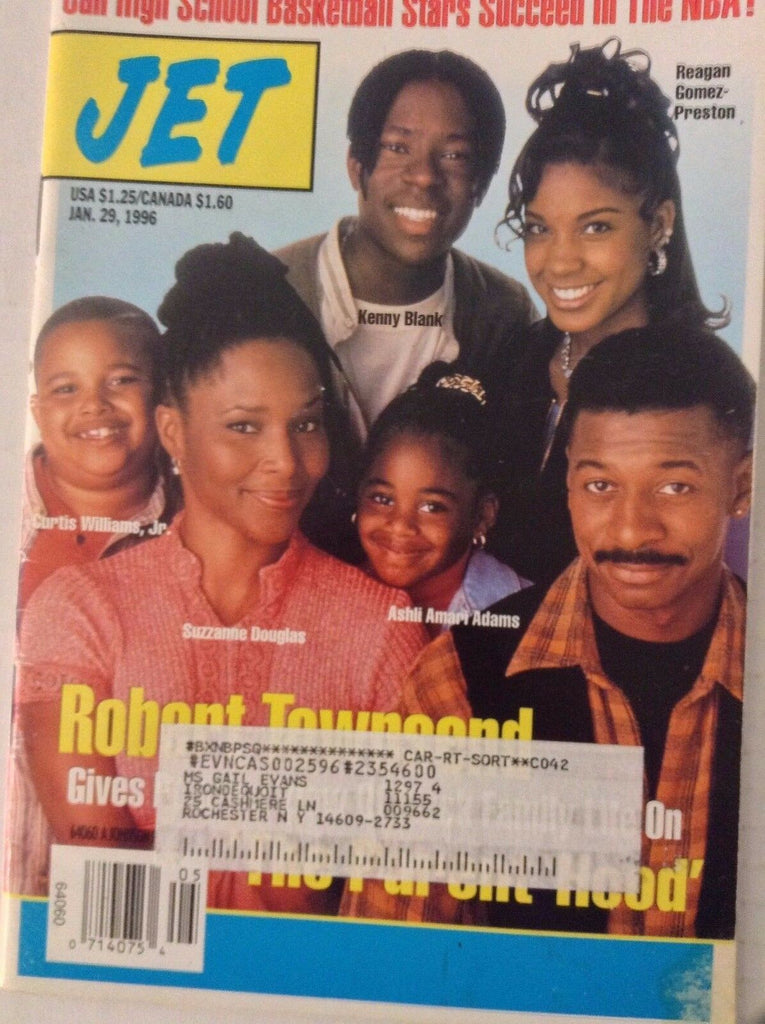 Jet Magazine Suzanne Douglas Kenny Blank January 29, 1996 090817nonrh