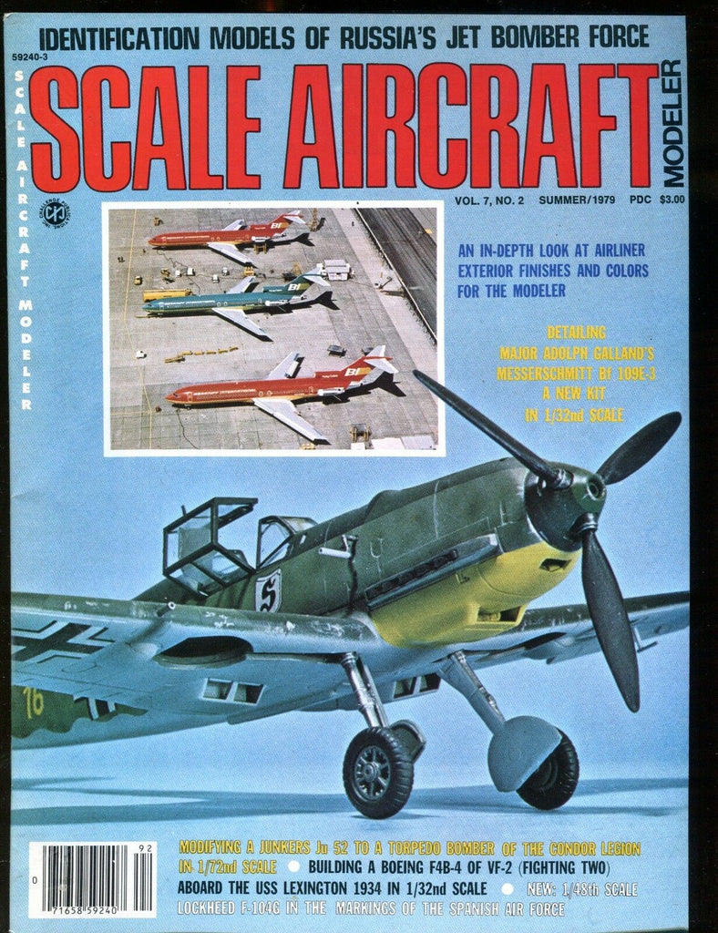 Scale Aircraft Modeler Magazine Summer 1979 Boeing F4B-4 EX No ML 122916jhe