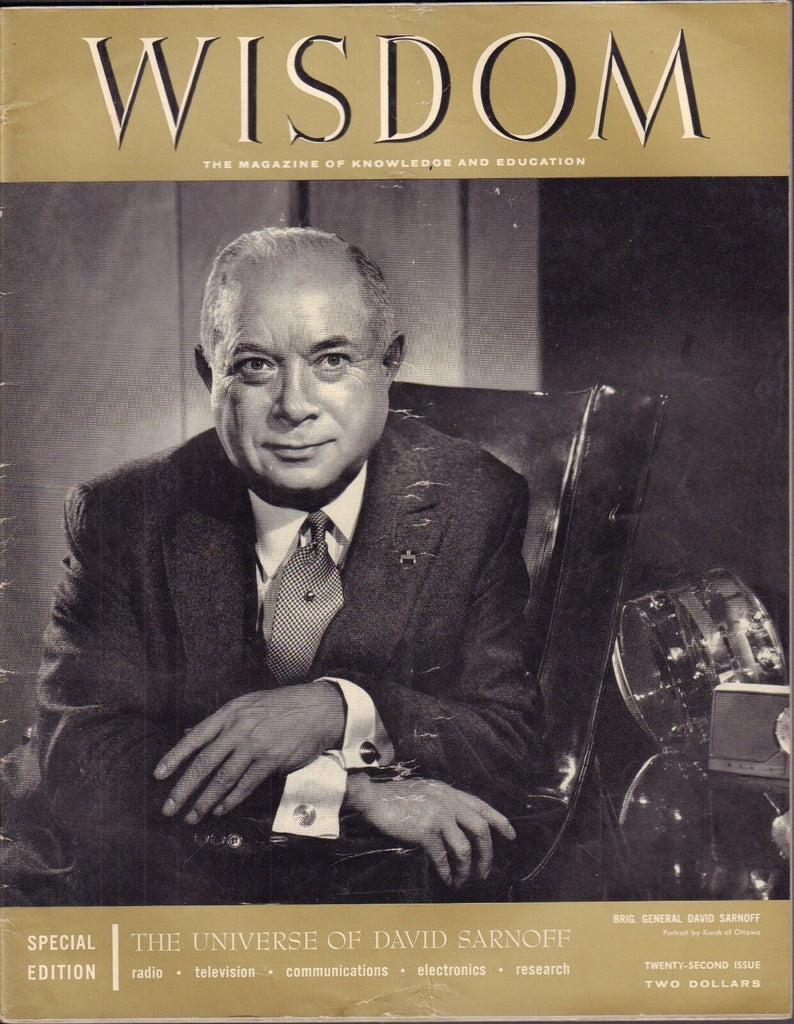 Wisdom 1958 Special Edition The Universe of David Sarnoff 010217DBE