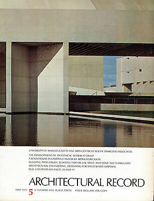 Architectural Record May 1975 UMass Fine Arts Center EX 022616jhe