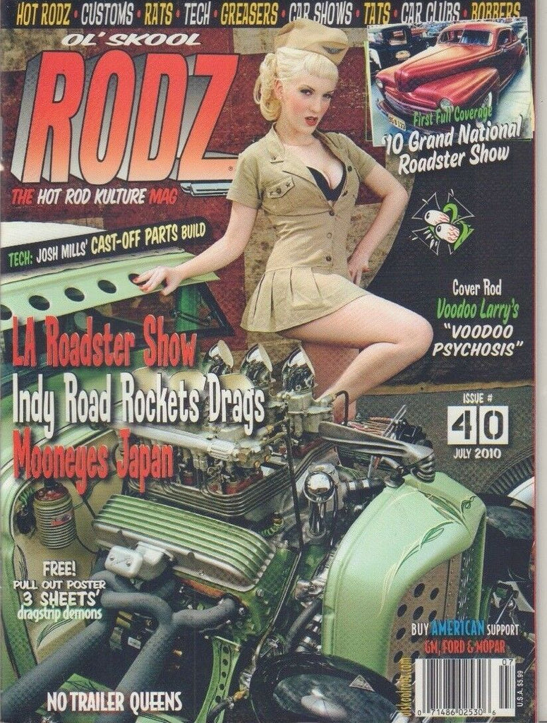 Ol' Skool Rodz Magazine Josh Mills & Voo Doo Larry July 2010 011818nonr