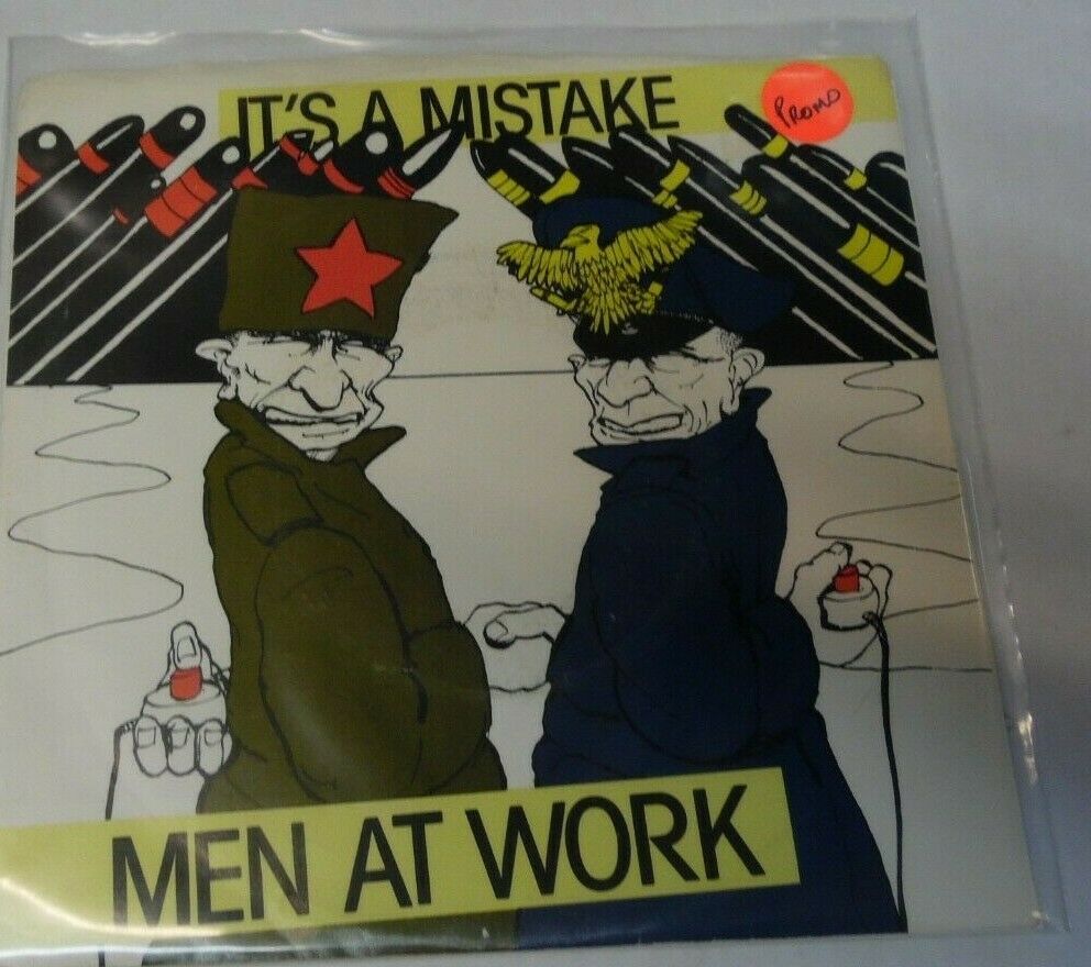 Men at Work It's a Mistake 45RPM DEMO 38-03959 022220LLE45