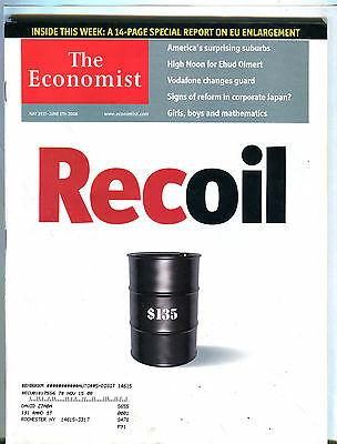 The Economist Magazine May 31-June 6 2008 Recoil Oil EX 081116jhe