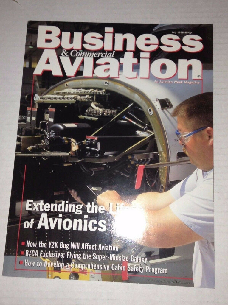 Business & Commercial Aviation Magazine Extending Life July 1998 FAL 111916RH