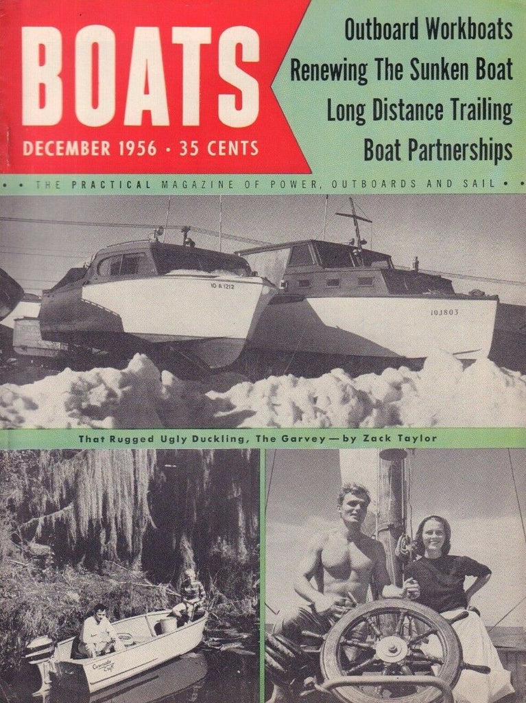 Boats February December 1956 Zach Taylor, Outboard Work Boats 051017nonDBE