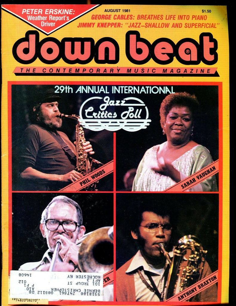 Down Beat Magazine August 1981 Critics Poll EX w/ML 121116jhe