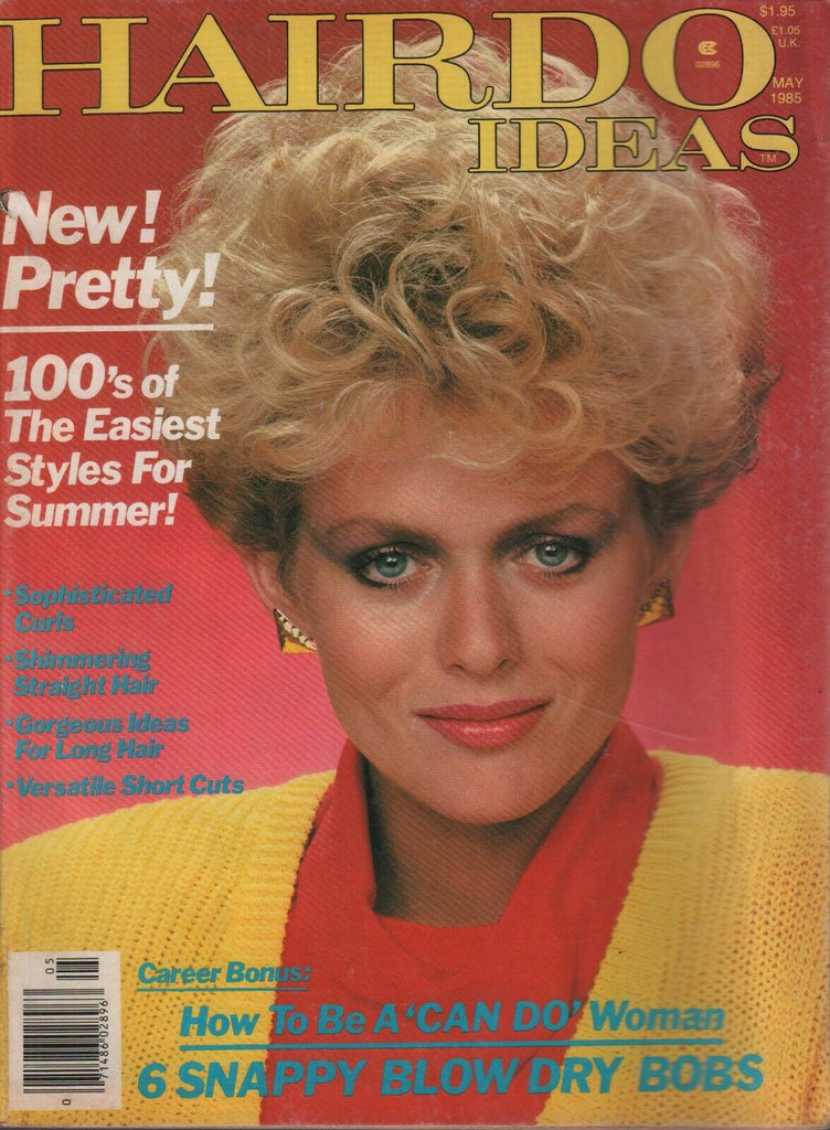 Hairdo Ideas May 1985 Vintage Hairstyle Magazine 072619AME2
