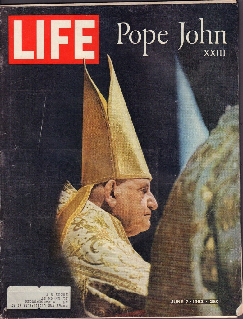 Life June 7 1963 Pope John XXIII w/ML VG 093016DBE