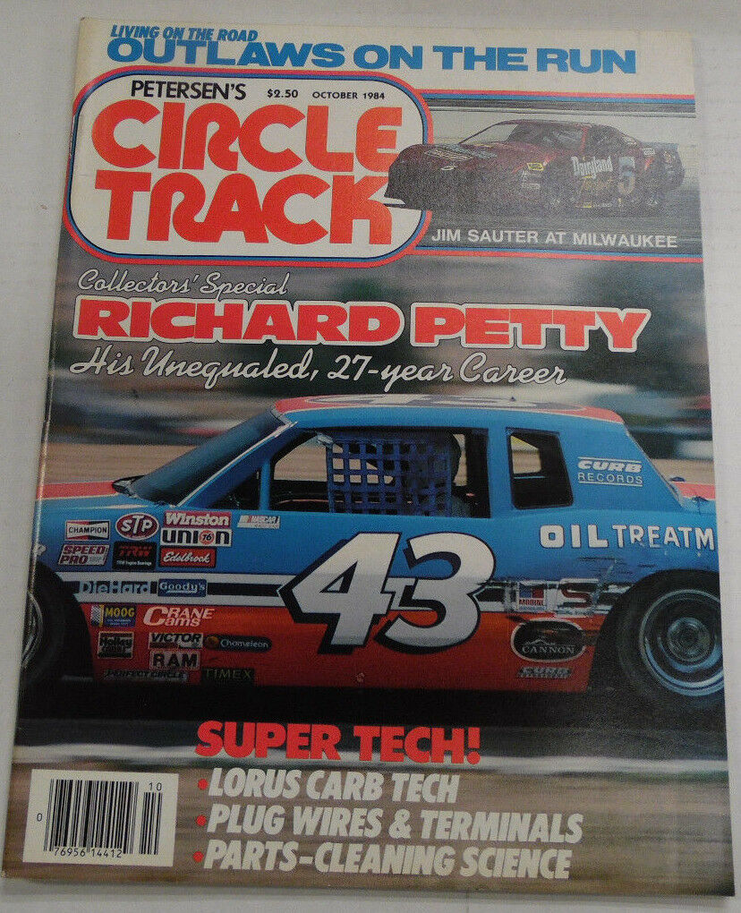 Circle Track Magazine Richard Petty 27 Years October 1984 NO ML 040417nonr