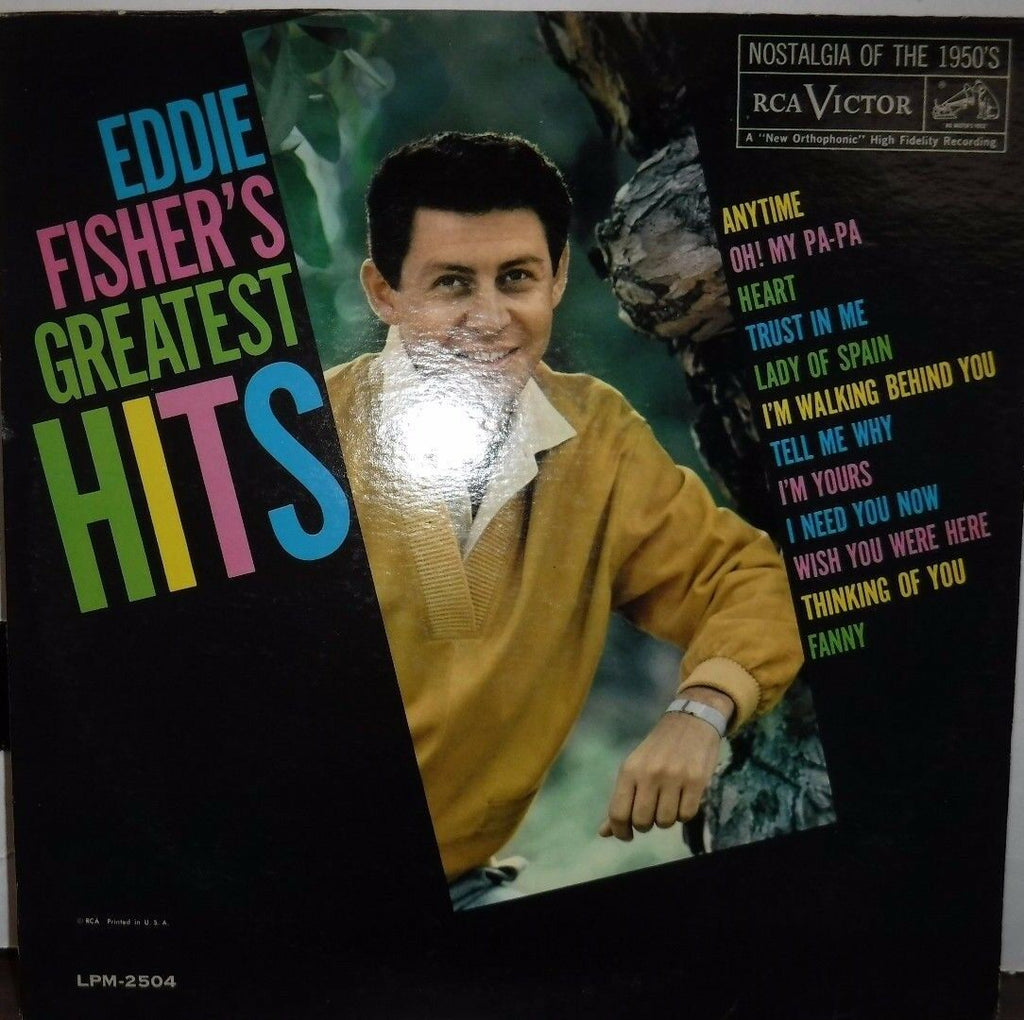 Eddie FIsher's greatest hits 33RPM LPM-2504 100116LLE#2