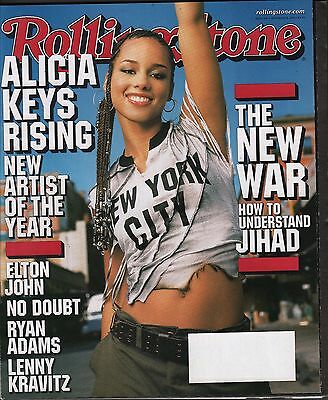 Rollingstone November 8 2001 Alicia Keys, Elton John VG 021016DBE
