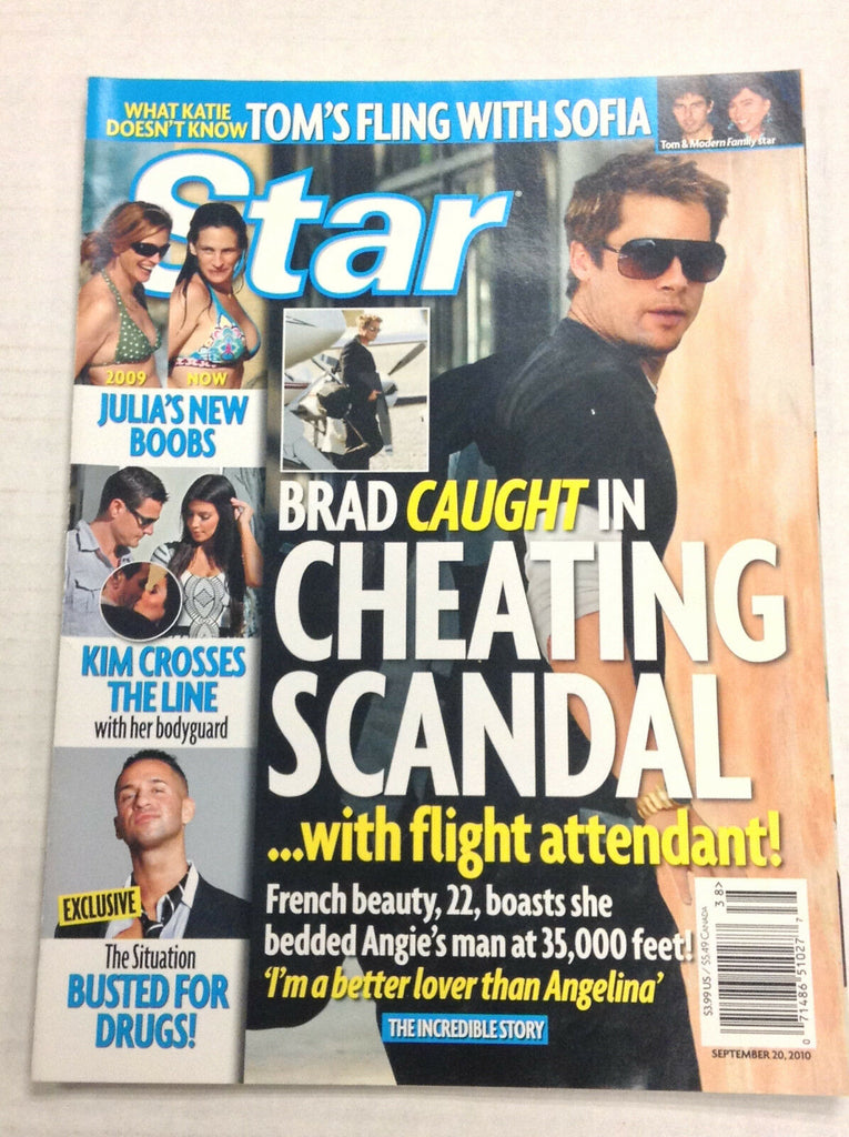 Star Magazine Brad Pitt Julia Roberts September 20, 2010 010517R