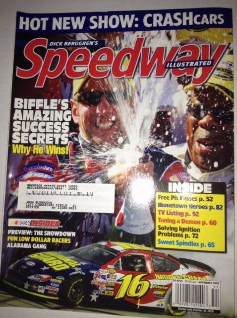Speedway Illustrated Magazine Biffle's Amazing Secrets November 2005 041217nonrh