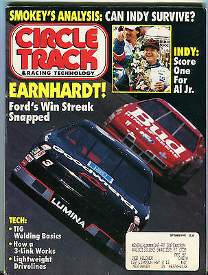 Circle Track & Racing Technology Magazine September 1992 VGEX 052016jhe