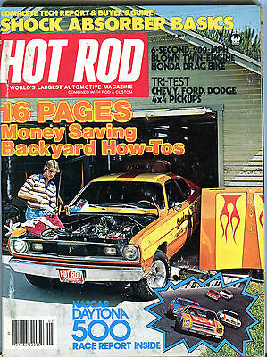 Hot Rod Magazine May 1977 Money Saving Backyard How-Tos EX 020416jhe