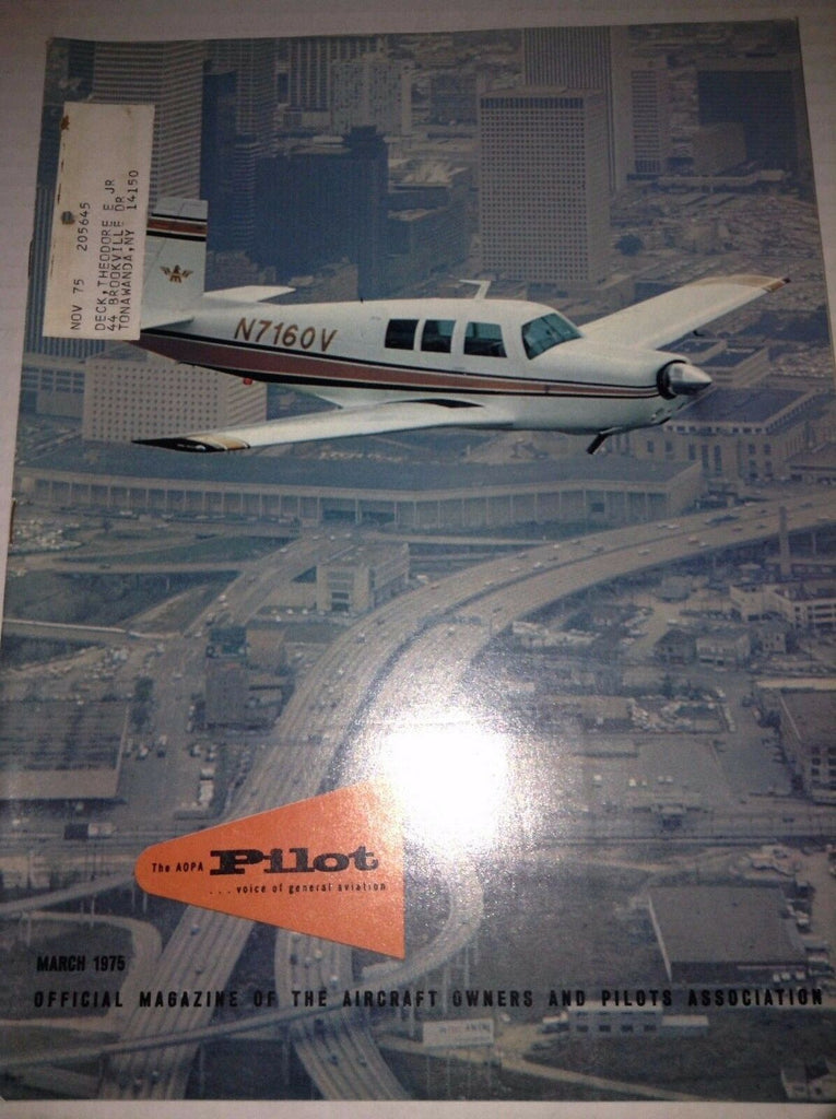 The AOPA Pilot Airplane Magazine Rearwin Sportster Oshkosh March 1975 120716rh2