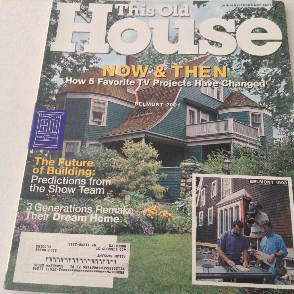 This Old House Magazine 5 Favorite TV Projects January/February 2001 071217nonrh