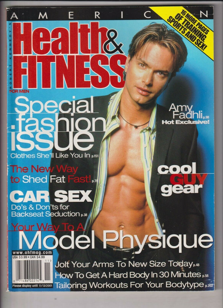 American Health & Fitness Amy Fadhli Marcus Schenkenberg Oct/Nov 2001 030920nonr