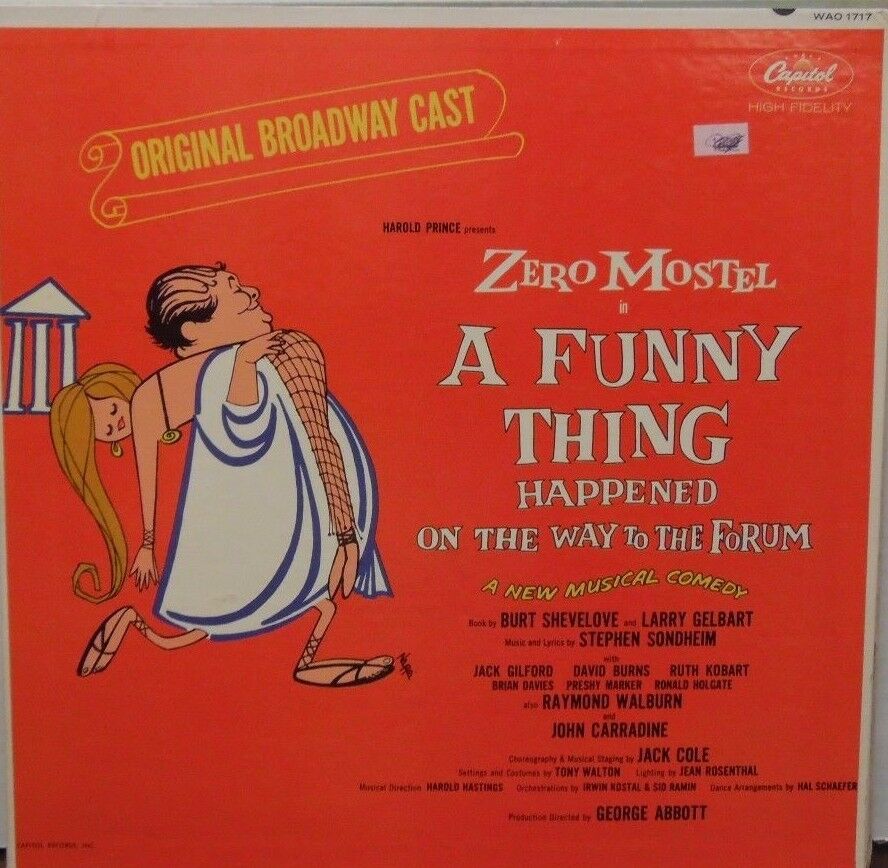 Zero Mostel in a Funny Thing Happened on the way to the Forum 33RPM 110616LLE