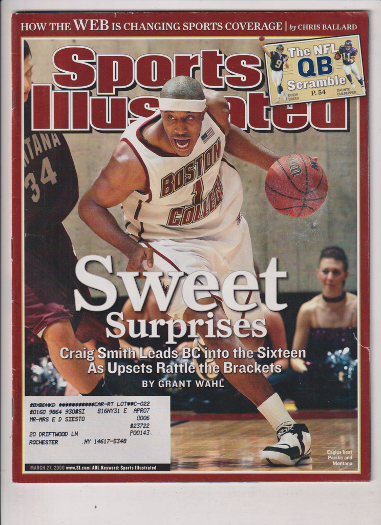 Sports Illustrated Craig Smith Leads BC March 27, 2006 011820nonr