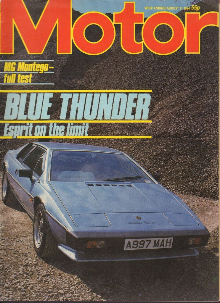 Motor Magazine August 11 1984 Lotus Esprit 080717nonjhe