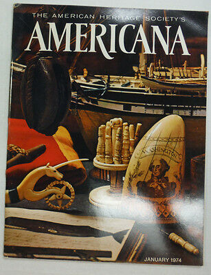 Americana Magazine Whailing And Whalers January 1974 052115R2