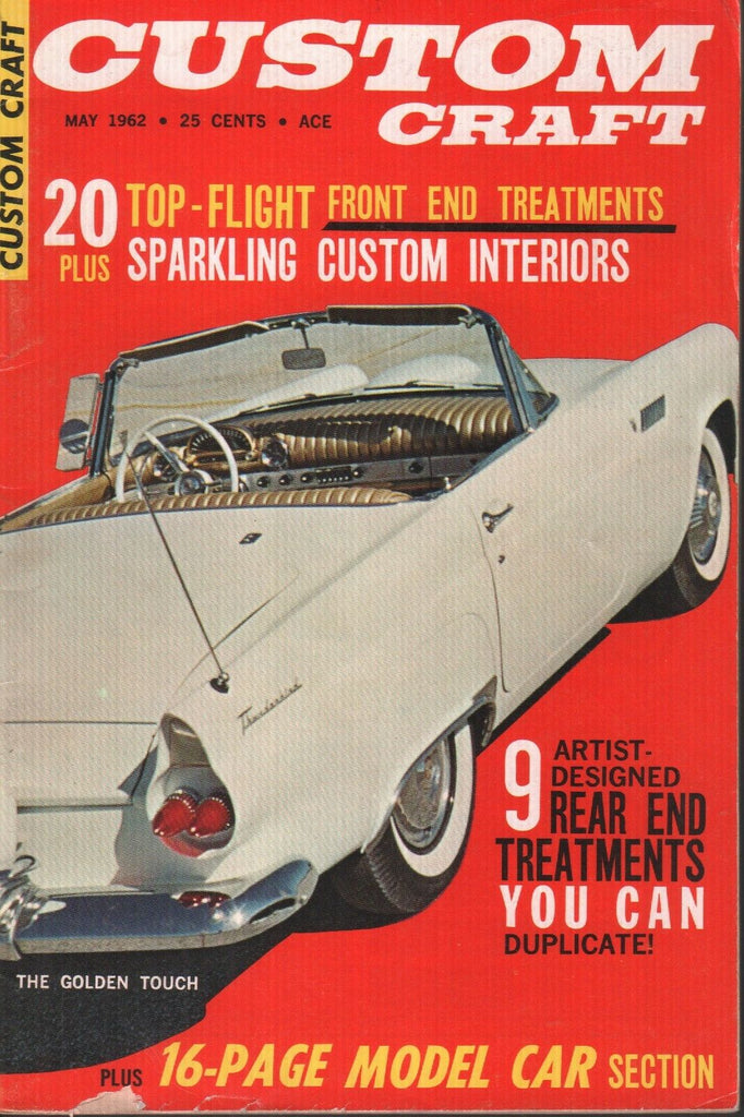 Custom Craft Vintage Magazine May 1962 The Golden Touch 121518AME