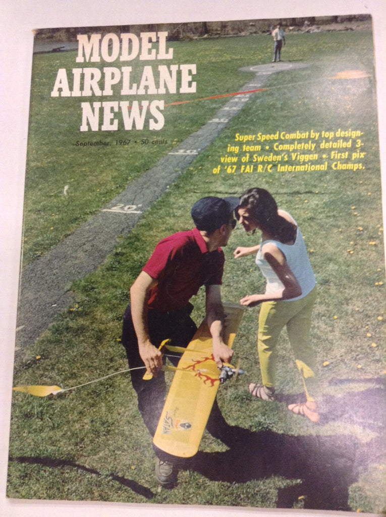 Model Airplane News Magazine Sweden's Viggen September 1967 041017nonr