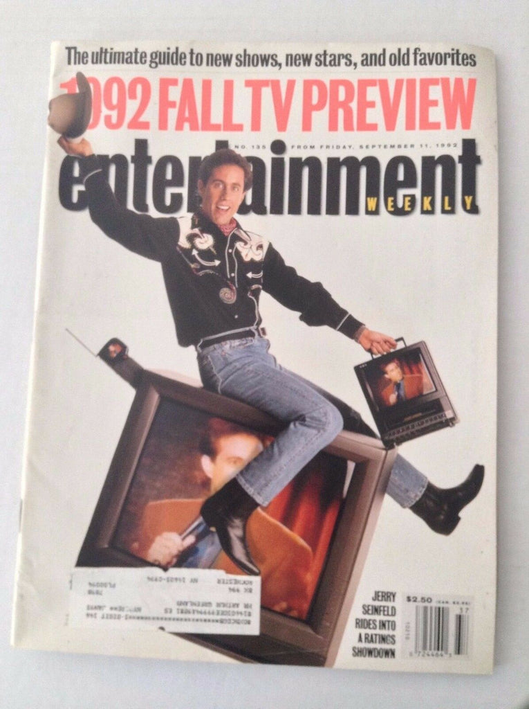 Entertainment Weekly Magazine Jerry Seinfeld September 11, 1992 031917NONRH
