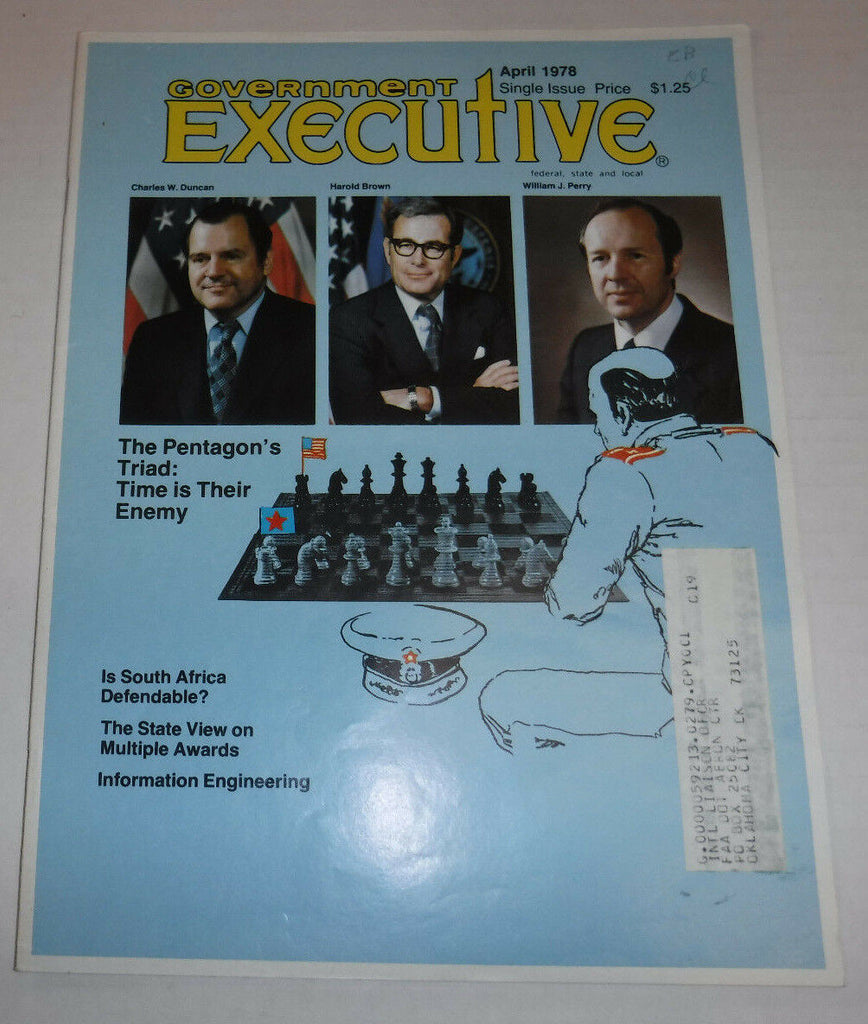 Government Executive Magazine The Pentagon's Triad April 1978 FAA FAL 102016R