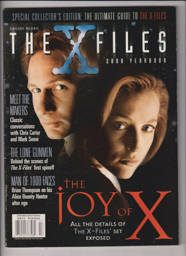 The X Files Mag David Duchovny Gillian Anderson 2000 Yearbook 121319nonr