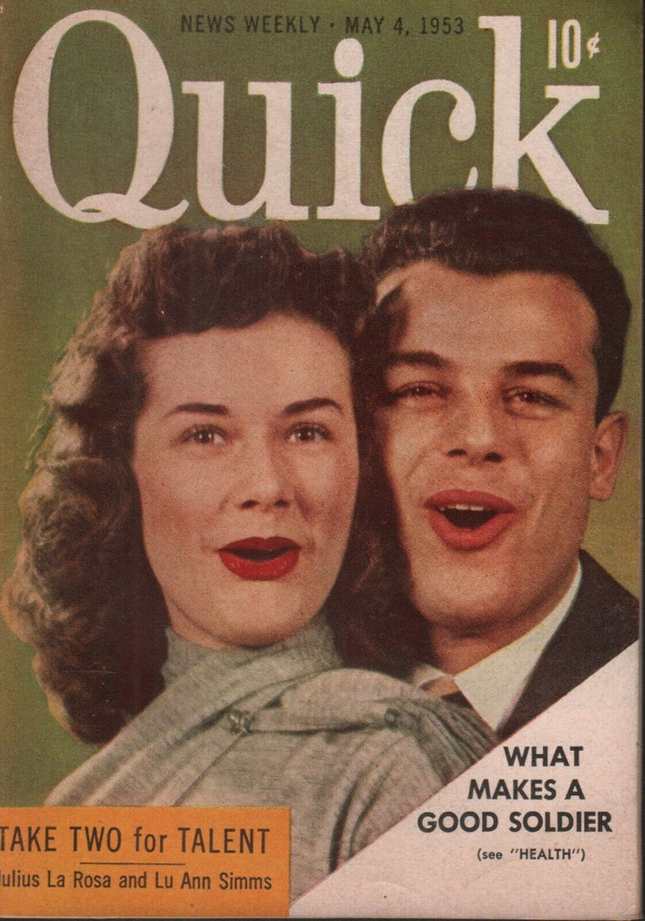Quick News Weekly May 4 1953 Julius La Rose Cheesecake Pin Up 070819AME