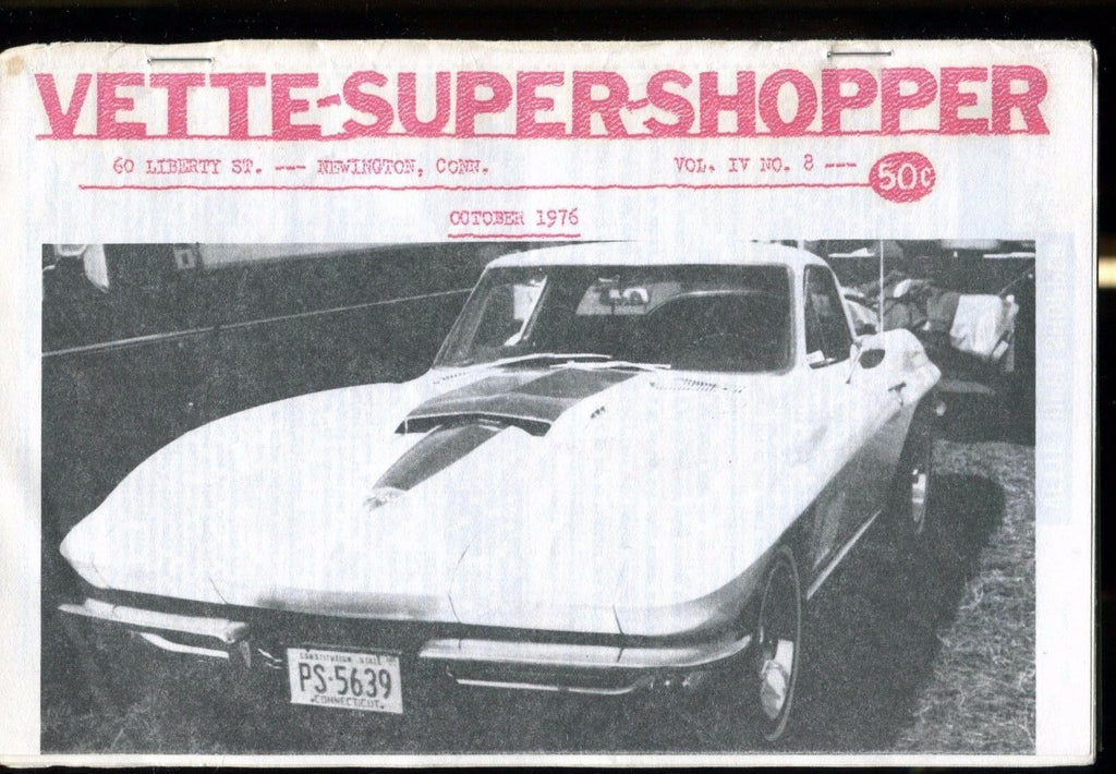 Vette Super Shopper Corvette October 1976 EX 030117nonjhe