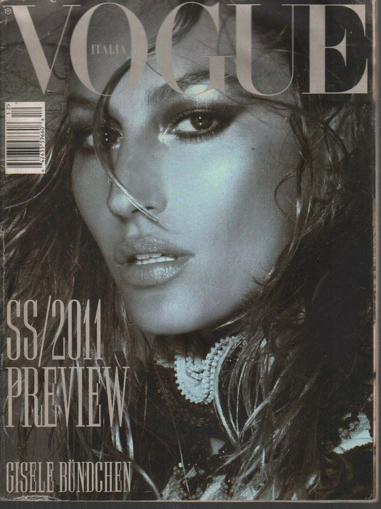 Vogue Italia December 2010 GISELE BUNDCHEN KATE MOSS Eniko Mihalik 081419AME